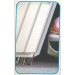 Bas de porte pour garage - pvm - l. 255 x h. 4 cm - en alu