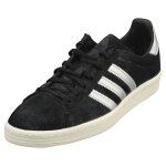 Baskets - adidas - campus 80s - homme - daim et synthetique - lacets - noir blanc
