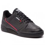 Basket - adidas - continental 80 - noir - cuir - lacets