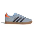 Basket - adidas - gazelle j - cuir - bleu - enfant