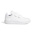 Baskets - adidas - hoops 3. 0 - enfant - blanc - scratch - plat