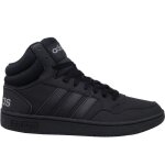 Baskets - adidas - hoops 30 mid - homme - noir - synthtique - lacets