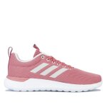Baskets adidas lite racer cln femme rose - polyester - lacets