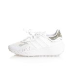 Basket adidas originals choigo - femme - textile - blanc - lacets - plat
