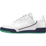 Basket adidas originals continental 80 - femme - cuir - blanc - lacets - plat