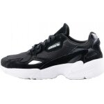 Basket adidas originals falcon - femme - noir blanc - daim - nubuck