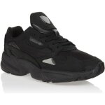 Baskets adidas originals falcon femme noir / gris - dessus synthtique - lacets