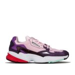 Baskets - adidas originals - falcon - femme - rose - tige textile avec daim premium