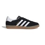 Basket - adidas originals - gazelle indoor - daim - nubuck - noir - lacets