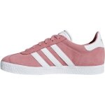 Basket - adidas originals - gazelle junior - cuir - rose - lacets