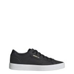 Basket adidas originals sleek - cg6193 - femme - cuir - noir - lacets