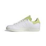 Basket adidas originals stan smith junior - cuir - blanc et vert - lacets