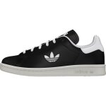 Basket adidas originals stan smith junior - cuir noir - lacets - plat