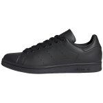 Basket adidas originals stan smith - mixte - noir - lacets