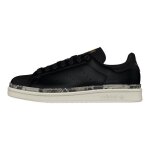 Basket adidas originals stan smith new bold - adidas originals - bd8053 - femme - noir - cuir - lacets ...