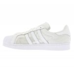 Basket adidas originals superstar - b42622 - homme - blanc - tige en textile - coque en caoutchouc