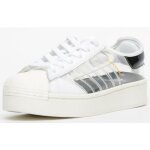 Baskets adidas originals superstar bold À lacets femmes - blanc / noir - lacets - plat Baskets adidas originals superstar bold À lacets femmes - blanc / noir - lacets - plat
