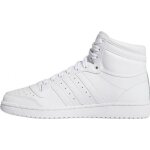 Basket adidas originals top ten - adidas originals - homme - cuir - blanc - lacets