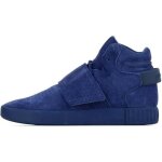 Basket adidas originals tubular invader strap - adidas originals - homme - cuir - lacets - bleu