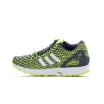 Basket adidas originals zx flux techfit junior - jaune / noir - b25660 - tige en mesh respirant