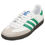 Baskets - adidas - samba og - homme - blanc vert - cuir et synthetique - lacets - 43 1 - 3 eu Baskets - adidas - samba og - homme - blanc vert - cuir et synthetique - lacets - 43 1 - 3 eu