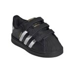 Baskets - adidas - superstar cf i - noir - bb - cuir - scratch