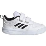 Baskets adidas tensaur i blanches et noires pour juniors - adidas - lacets - synthtique - garon