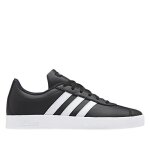 Basket adidas vl court - 2 noire - adidas style - femme - cuir - lacets