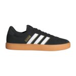 Baskets - adidas - vl court 3. 0 - empeigne en daim - amorti lger - couleur noir / blanc / dor
