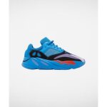 Baskets adidas yeezy 700 hi res blue - textile - plateau - mixte Baskets adidas yeezy 700 hi res blue - textile - plateau - mixte
