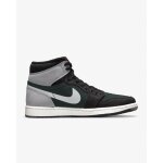 Basket air jordan 1 high - nike - homme - cuir - noir
