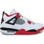 Basket - nike - air jordan 4 retro - cuir - lacets - plat