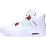 Baskets air jordan 4 retro red metallic - orange metallic