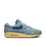 Basket air max 1 prm dirty - bleu - nike - cuir - lacets - plat Basket air max 1 prm dirty - bleu - nike - cuir - lacets - plat