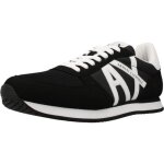 Basket armani exchange - homme - lacets - noir