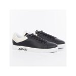 Basket - armani exchange - homme - pelle ax - noir - cuir