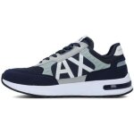 Basket - armani exchange - sneaker - tige en mesh et synthtique - semelle en caoutchouc - bleu marine ...