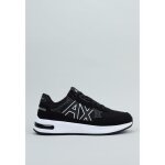 Basket - armani exchange - xux090 - homme - noir - lacets