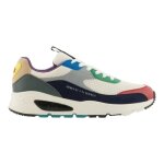 Baskets - armani exchange - xux121 xv540 - blanc - talon plat - velours et nubuck