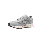 Basket asics femme authentique gris synthtique