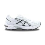 Basket asics gel - 1130 blanc / noir - cuir - adulte - mixte