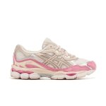Baskets asics gel - nyc beiges et roses