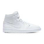 Basket - ball - nike - air jordan 1 mid wmns - femme - noir - multisport - route - respirant