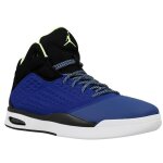 Basket - ball - nike - jordan new school - bleu - respirant - route