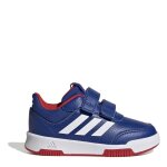Baskets basses enfants - adidas tensaur 3 - cuir - � lacets - bleu