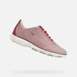 Baskets basses pour femme - geox - tennis d nebula - tige en tissu jacquard - respirantes et lgres