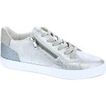 Baskets basses - geox - blomiee - argent - lacets - synth�tique