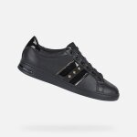 Baskets basses geox d jaysen femme - noir - synthétique - lacets Baskets basses geox d jaysen femme - noir - synthétique - lacets