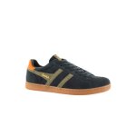 Baskets basses gola equipe ii - homme - bleu - lacets - textile - plat