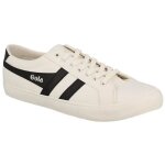 Baskets basses - gola varsity - homme - blanc / noir - cuir - lacets